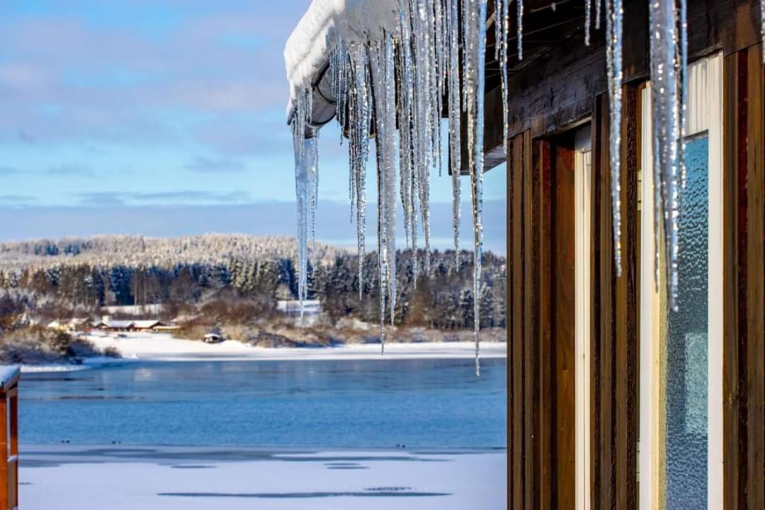 Ferienhaus Mauer Krombachtalsperre, Exclusive Nebenkosten Strom Driedorf Esterno foto